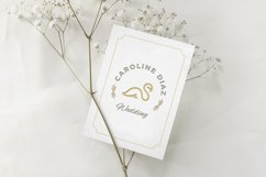 Swan Line Art Logo Template Product Image 3