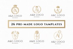 Letter A Combination Logo Maker Pack Product Image 4