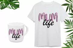 Mother's Day sublimation design png - Mom life - Mum life Product Image 2