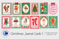 Christmas Journal Cards 1 | 12 Printable Holiday Cards Product Image 3