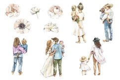 Watercolor Mom and Baby clipart Product Image 3