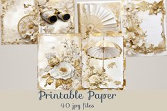 Printable Paper-Junk Journal . 40 jpg files Product Image 3