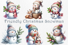 Snowman Clipart Bundle. 30 png Product Image 3