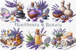 Lavender Spa Clipart Vol. 2, 22 PNG Product Image 3
