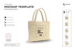 Tote Bag Mockup Template Product Image 1