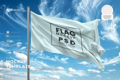 Waving Flag Mockup Template Product Image 1