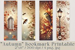 "Autumn Fantasy" Bookmark Printable, 4 png, jpg Product Image 1