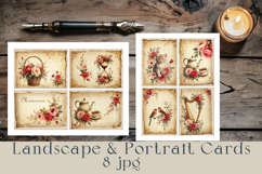 Floral Junk Journal Ephemera Set Product Image 4