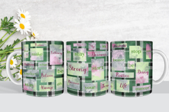 Coffee mug wrap, kind words png Product Image 4