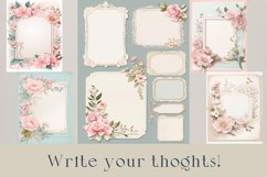 Soft Pastel Junk Journal Printable Paper- 40 jpg files Product Image 4