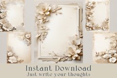 Soft Beige Touch-Junk Journal Printable Paper-40 jpg Product Image 4