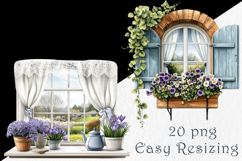 Country Cottage Clipart, 20 png Product Image 4