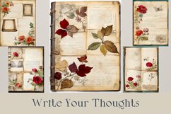 Junk Journal "Heritage" printable ephemera - 40 jpg Product Image 4