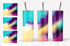 Colorful Paints Tumbler Sublimation. Tumbler Designs 20oz Product Image 5