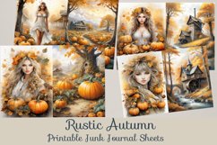 Printable Paper "Junk Journal Autumn"-30 jpg Product Image 4