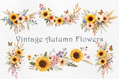 Sunflower Boho Clipart Bundle 30 PNG. Product Image 4