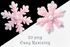 Snowflake Clipart Set 20 png Product Image 4