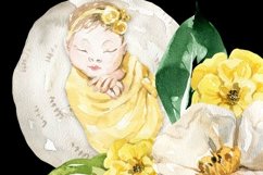 Watercolor Baby shower clipart Product Image 5