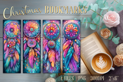 Dream Catcher Printable Bookmarks | Bookmark Sublimation PNG Product Image 1