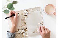 Soft Beige Touch-Junk Journal Printable Paper-40 jpg Product Image 5