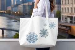 Christmas Snowflake Clipart, 20 png Product Image 5