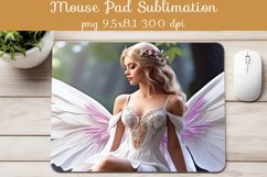 Beautiful elf in white, mouse pad sublimation - 1png, jpg Product Image 1