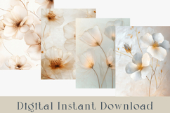 Blush and Soft Floral Backgrounds, 20 JPG Product Image 5