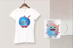 Patriotic cute monsters clipart | 4th of July clipart |vol2 Product Image 3