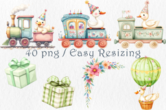 Spring Silly Goose Clipart, 40 png Product Image 5