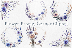 Lavender and Cornflowers Clipart, 30 png Product Image 5