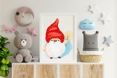 Christmas gnome with sparklers - sublimation design png Product Image 2