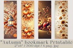 &quot;Autumn Fantasy&quot; Bookmark Printable, 4 png, jpg Product Image 1