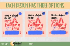 Money Card PNG Designs father's day. Printable Gift for Dad Product Image 6