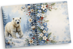 Woodland Winter Junk Journal Pages. 12 JPG Product Image 5