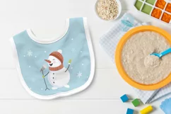 Snowman Family Clipart, Cute Holiday graphics, PNG, SVG file Product Image 5