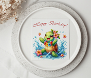 Cute Turtle Clipart, 30 png Product Image 6