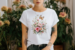 Watercolor Peonies and Anemones Set, 40 png Product Image 6