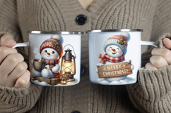 Snowman Clipart Bundle. 30 png Product Image 6