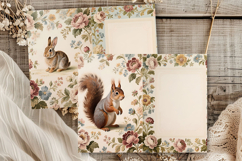 Floral Romance Junk Journal Pages, 24 jpg Product Image 6