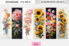 Vintage Flower Bookmark Sublimation Bundle Product Image 8