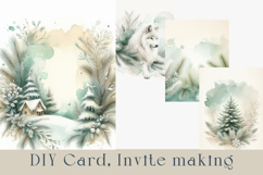 Winter Junk Journal Pages Bundle. 60 jpg Product Image 6