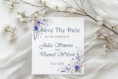 Lavender and Cornflowers Clipart, 30 png Product Image 6
