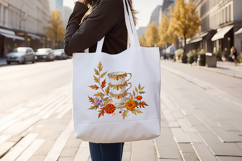 Fall Tea Time Clipart Set, 30 PNG Product Image 7