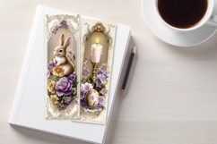 Easter Vintage Victorian Bookmark Set, 4 png Product Image 3