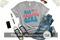 All American Girl Png Sublimation Design USA 4th of July Product Image 4