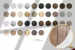 Classic Wood Farmhouse Round Signs for Mockup. Clip Art PNG Product Image 2