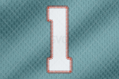 Baseball Number Font. SVG, PNG, EPSfiles Product Image 2