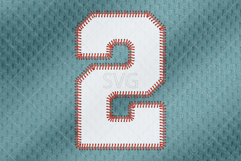 Baseball Number Font. SVG, PNG, EPSfiles Product Image 4