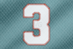 Baseball Number Font. SVG, PNG, EPSfiles Product Image 5