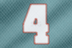Baseball Number Font. SVG, PNG, EPSfiles Product Image 6